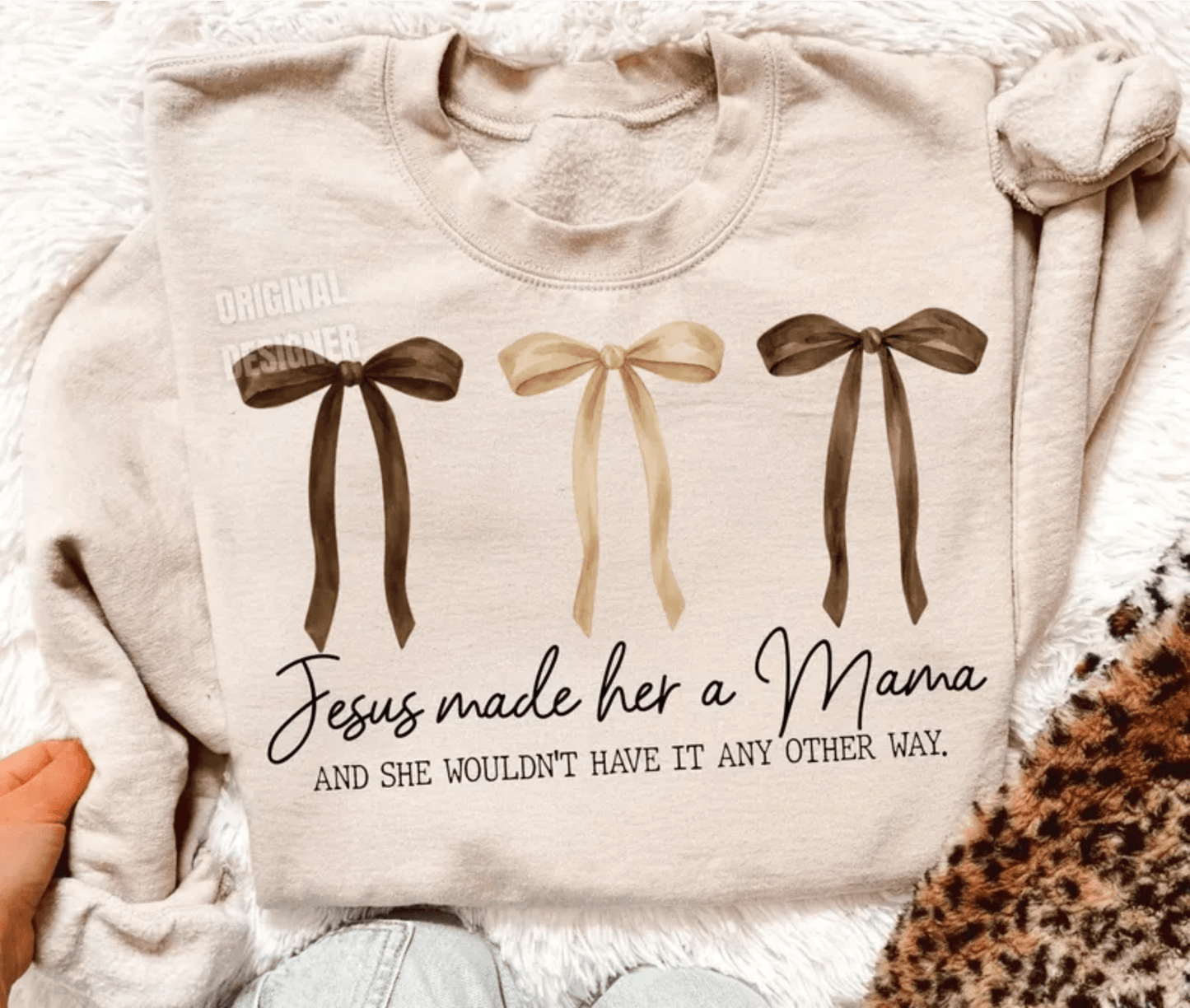 RTS JESUS MADE HER A MAMA DTF DIRECT TO FILM transfers ADULT 9X12 - Do it yourself Transfers