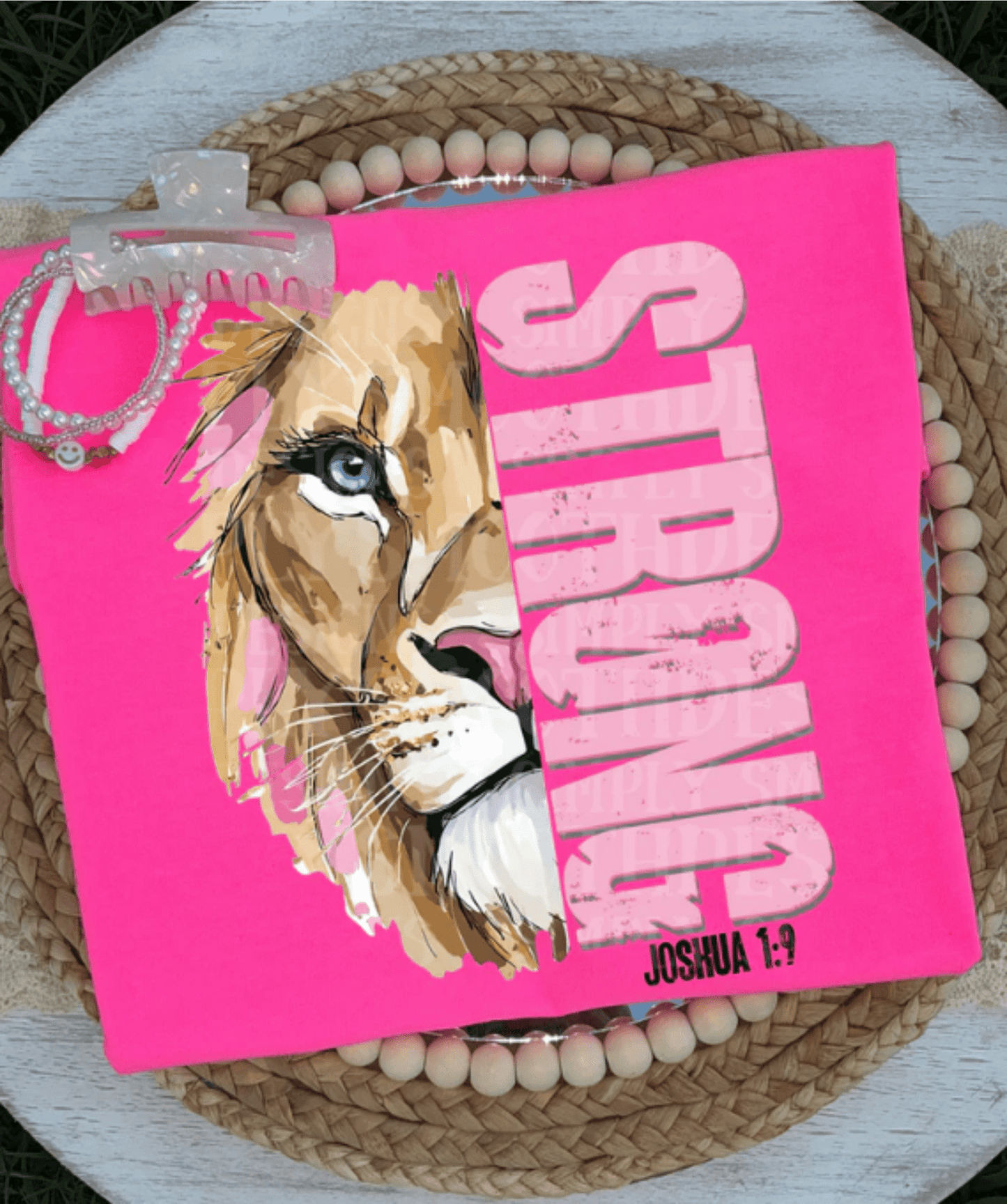 RTS LIONS STRONG JOSHUA 1-9 DTF DIRECT TO FILM transfers ADULT 10X11.5 - Do it yourself Transfers