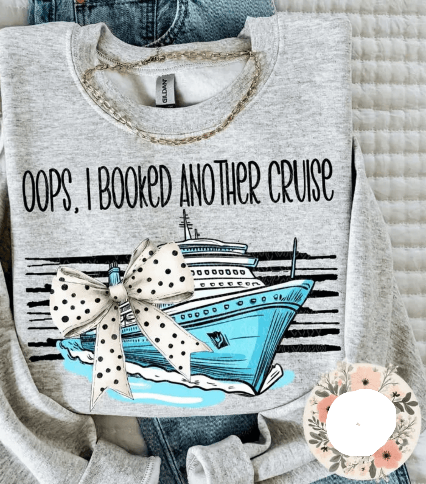 RTS OOPS I BROOKED ANOTHER CRUISE DTF DIRECT TO FILM transfers ADULT 10X11.5 - Do it yourself Transfers