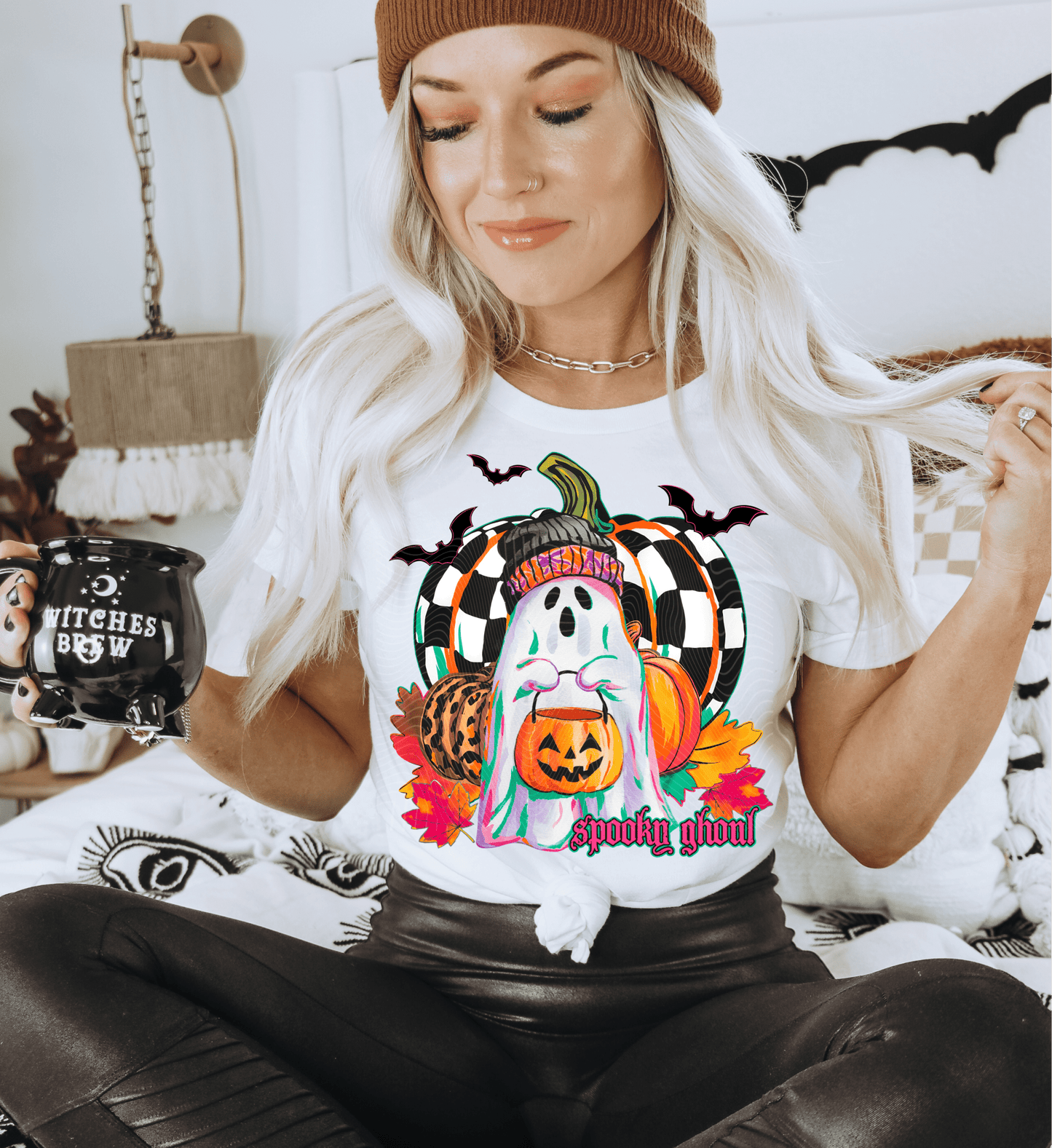 TRANSFER TUESDAY JULY 2ND SPOOKY GHOUL PUMPKIN GHOST DTF DIRECT TO FILM transfers ADULT PICK YOUR SIZE - Do it yourself Transfers