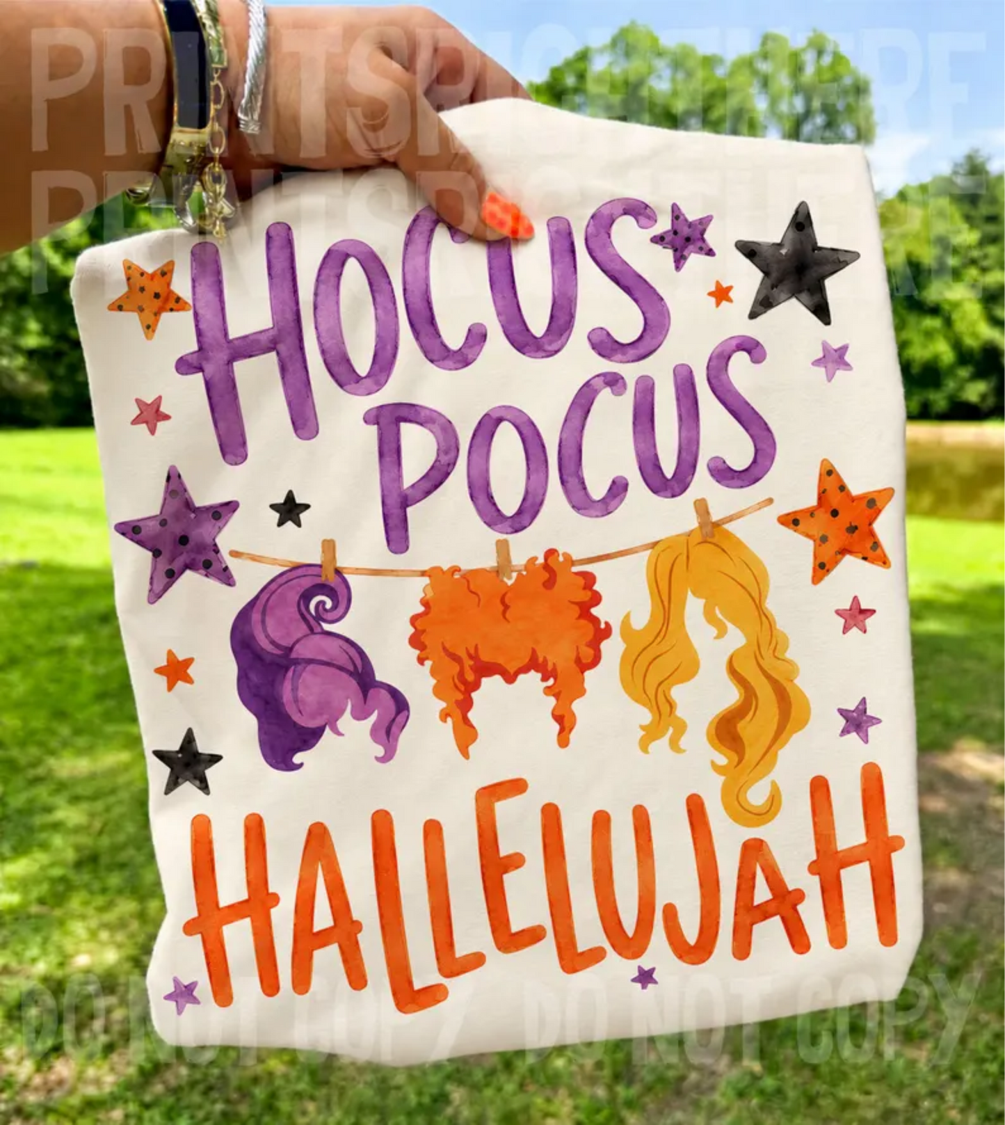 RTS HOCUS POCUS HALLELUJAH DTF DIRECT TO FILM transfers ADULT 10X11.5