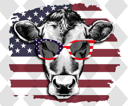 america cow FRAME png Digital Download Instand Download - Do it yourself Transfers