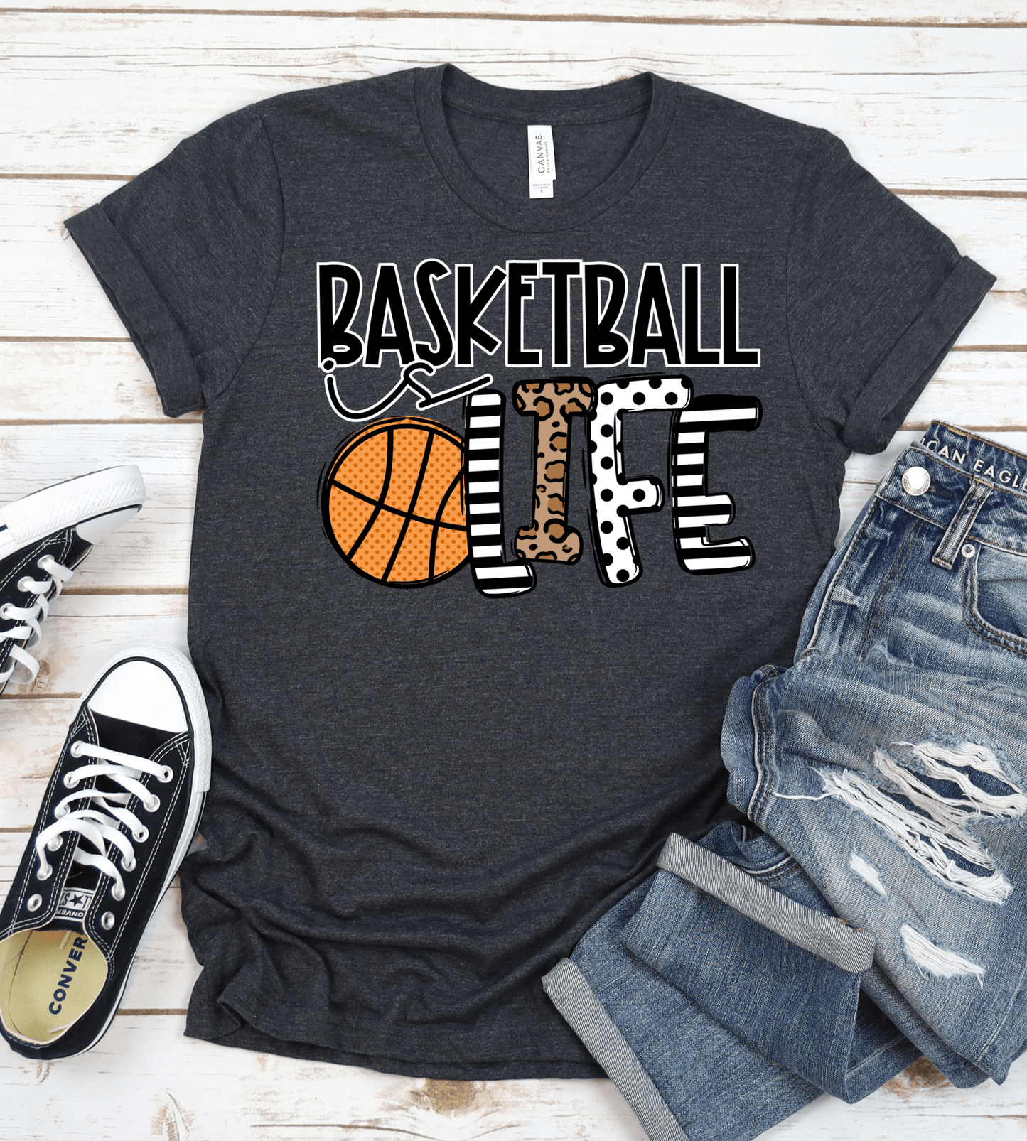 Basketball is Life DTF TRANSFERSPRINT TO ORDER - Do it yourself Transfers