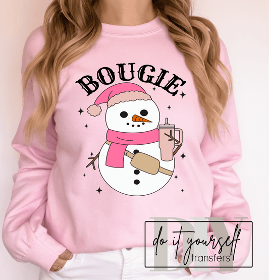 BOUGIE SNOWMAN Christmas winter snow cup ADULT DTF TRANSFERPRINT TO ORDER - Do it yourself Transfers