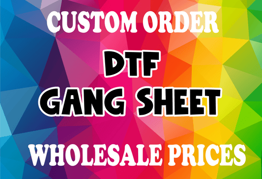 CUSTOM GANG SHEET DIRECT TO FILM TRANSFERS - Do it yourself Transfers