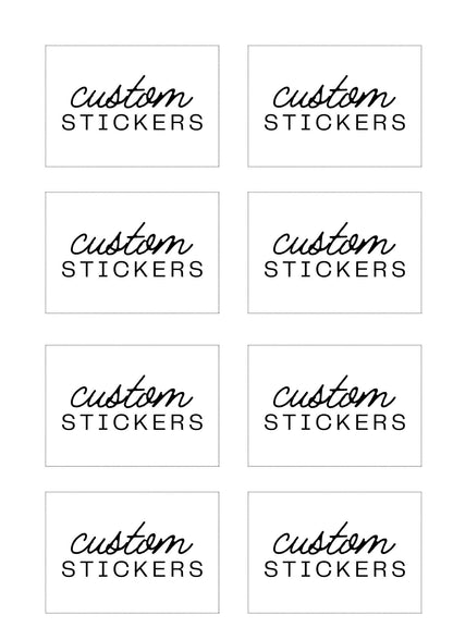 CUSTOM STICKERS - Do it yourself Transfers