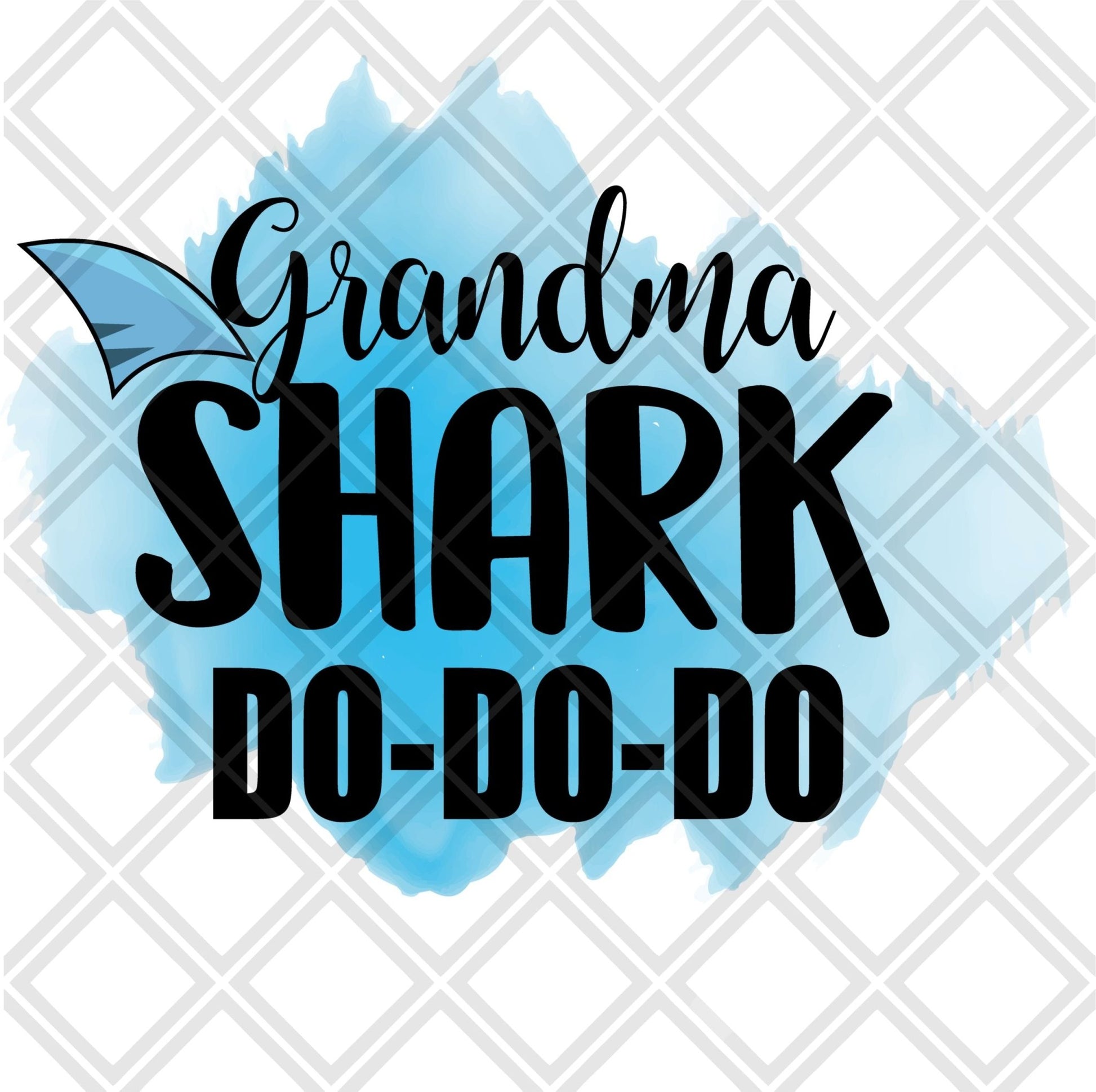 Grandma shark Digital Download Instand Download - Do it yourself Transfers