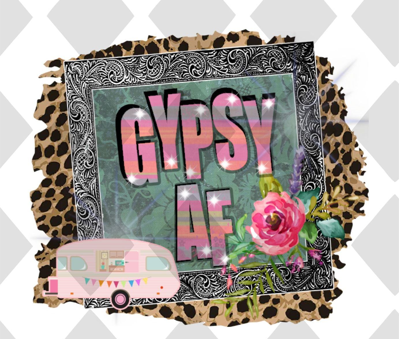 Gypsy Af DTF TRANSFERPRINT TO ORDER - Do it yourself Transfers