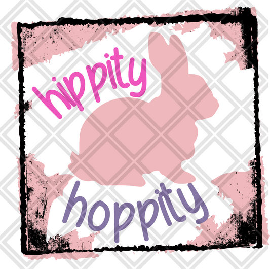 hippity hoppity DTF TRANSFERPRINT TO ORDER - Do it yourself Transfers