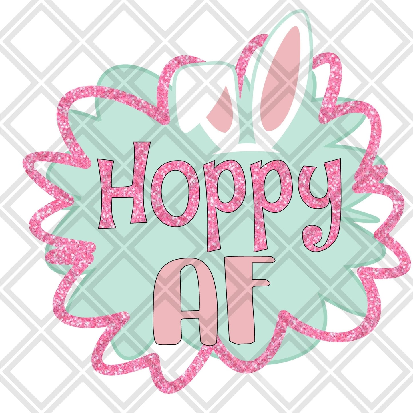 hoppy af Digital Download Instand Download - Do it yourself Transfers