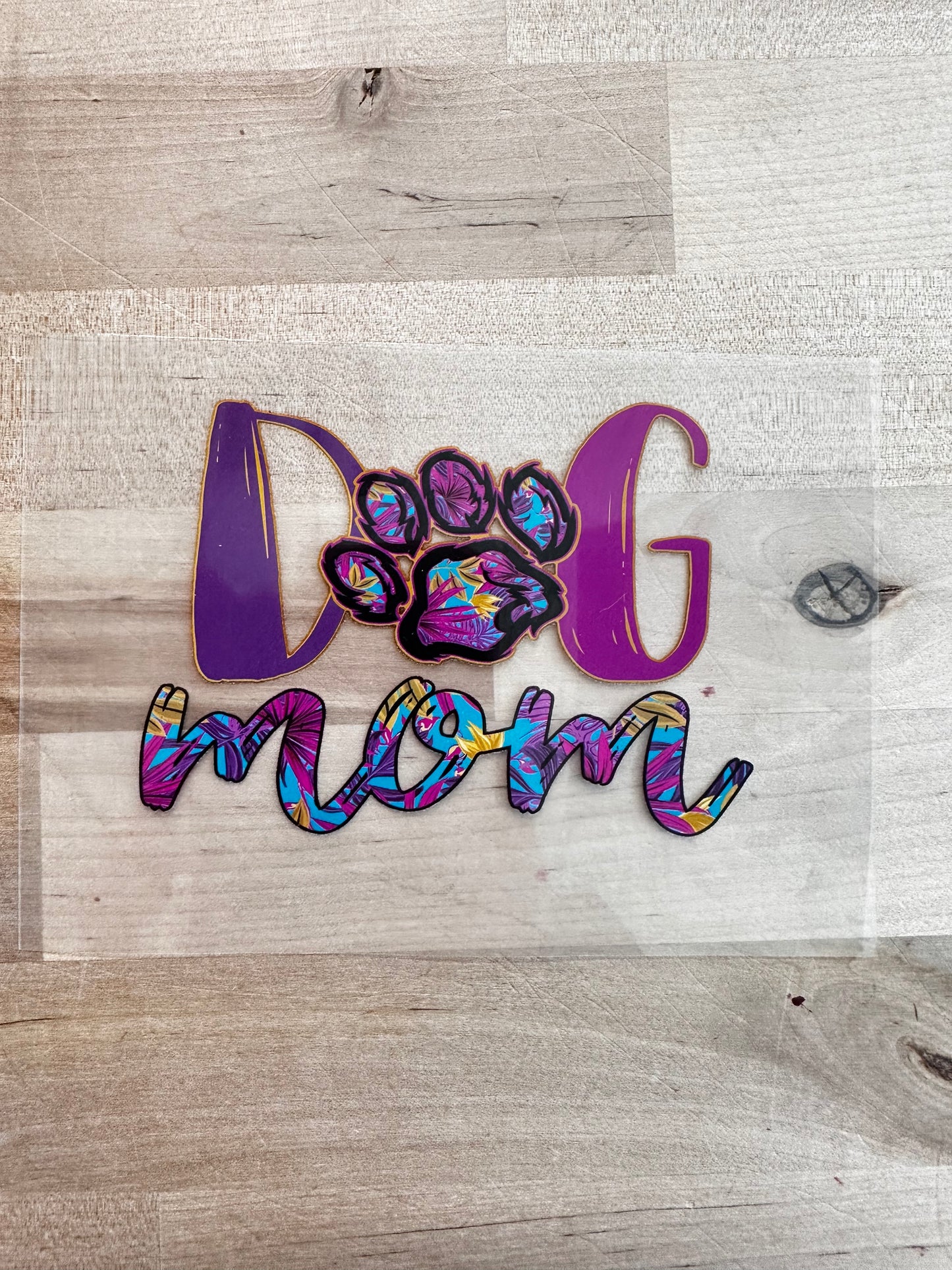 Dog Mom   size /  DTF TRANSFERPRINT TO ORDER