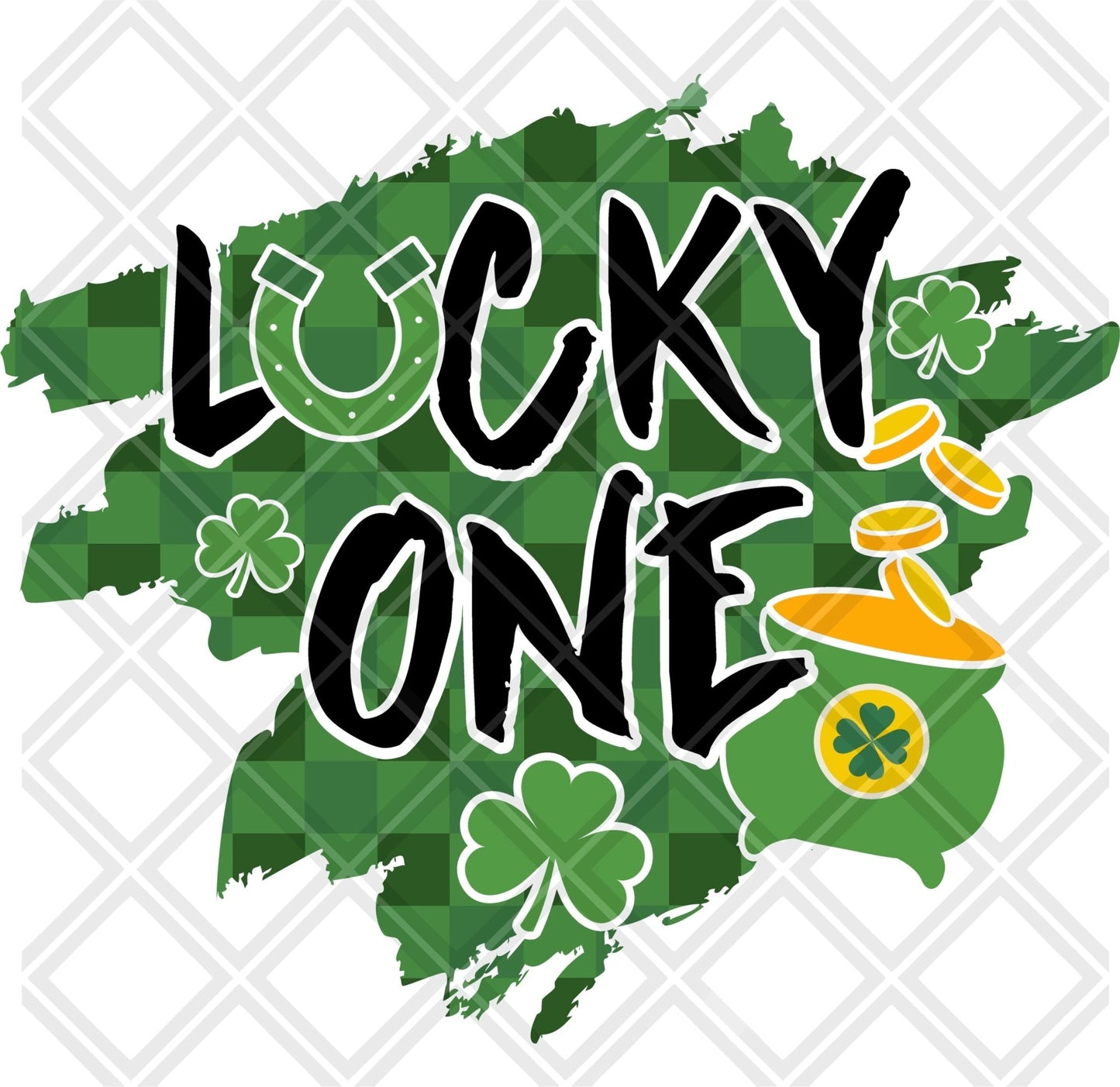 LUCKY ONE boy Digital Download Instand Download - Do it yourself Transfers