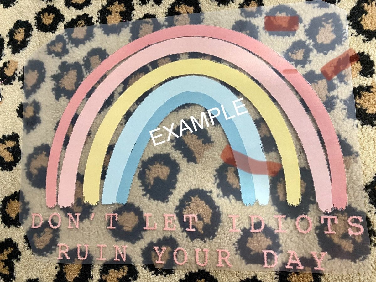 Nana leopard pink circle size ADULT 9.8x11.7 DTF TRANSFERPRINT TO ORDER - Do it yourself Transfers