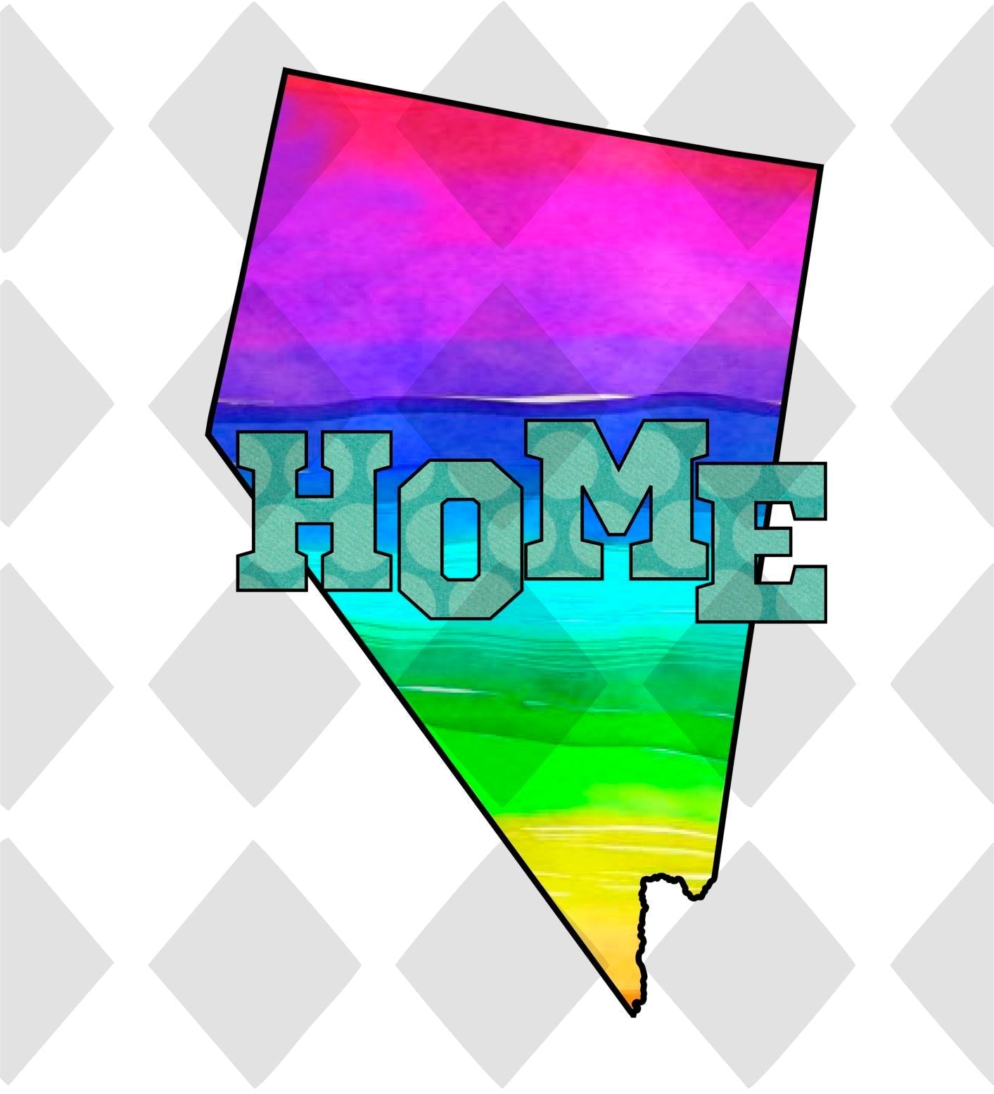 Nevada STATE HOME png Digital Download Instand Download - Do it yourself Transfers