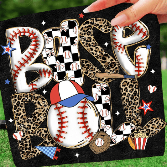 RTS BASEBALL HAT BAT POPCORN DTF DIRECT TO FILM transfers ADULT 10X11.5 - Do it yourself Transfers