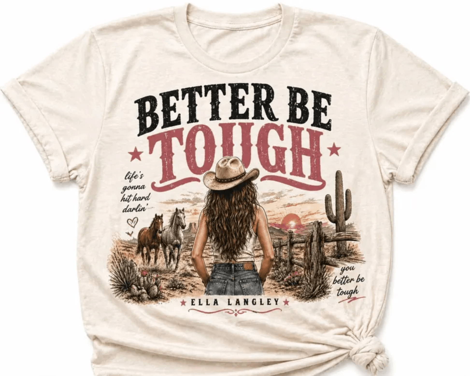 RTS BETTER BE TOUGH HORSES DTF DIRECT TO FILM transfers ADULT 10X11.5 - Do it yourself Transfers