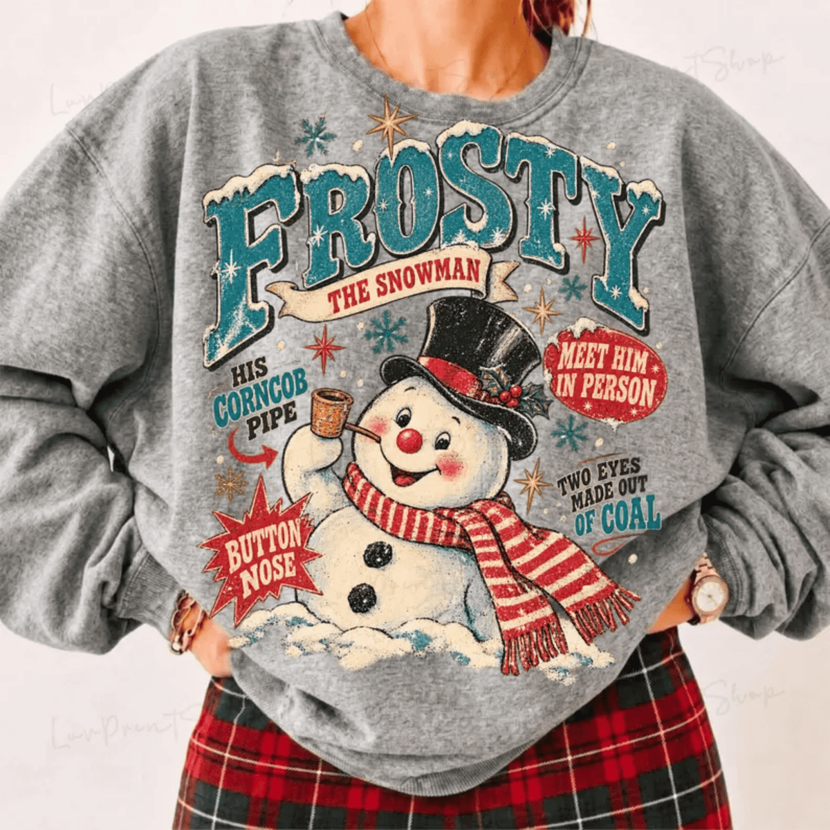 RTS FRO THE SNOWMAN DTF DIRECT TO FILM transfers ADULT 10.5X11.5 - Do it yourself Transfers