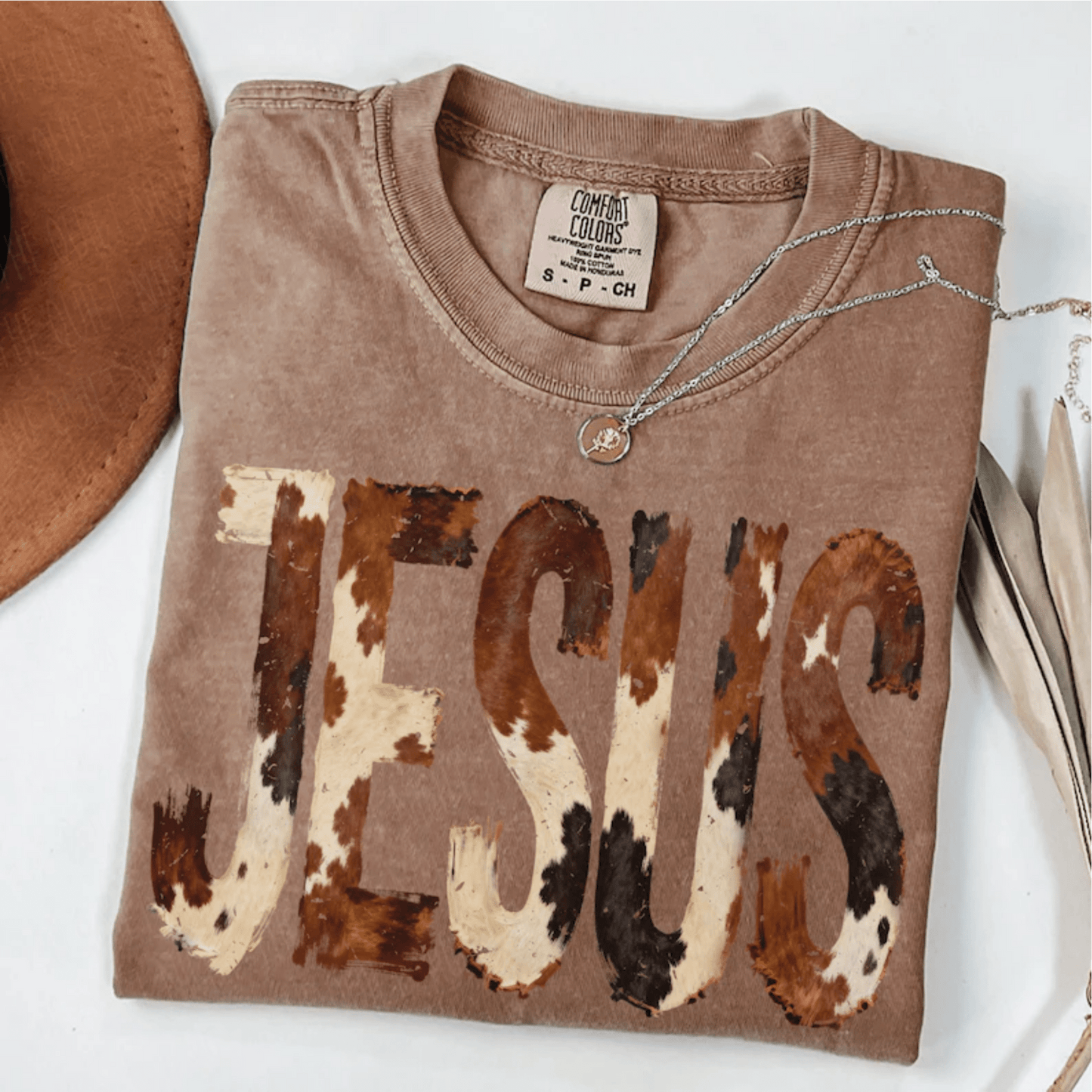 RTS JESUS COW PRINT DTF DIRECT TO FILM transfers ADULT 9X11.5 - Do it yourself Transfers