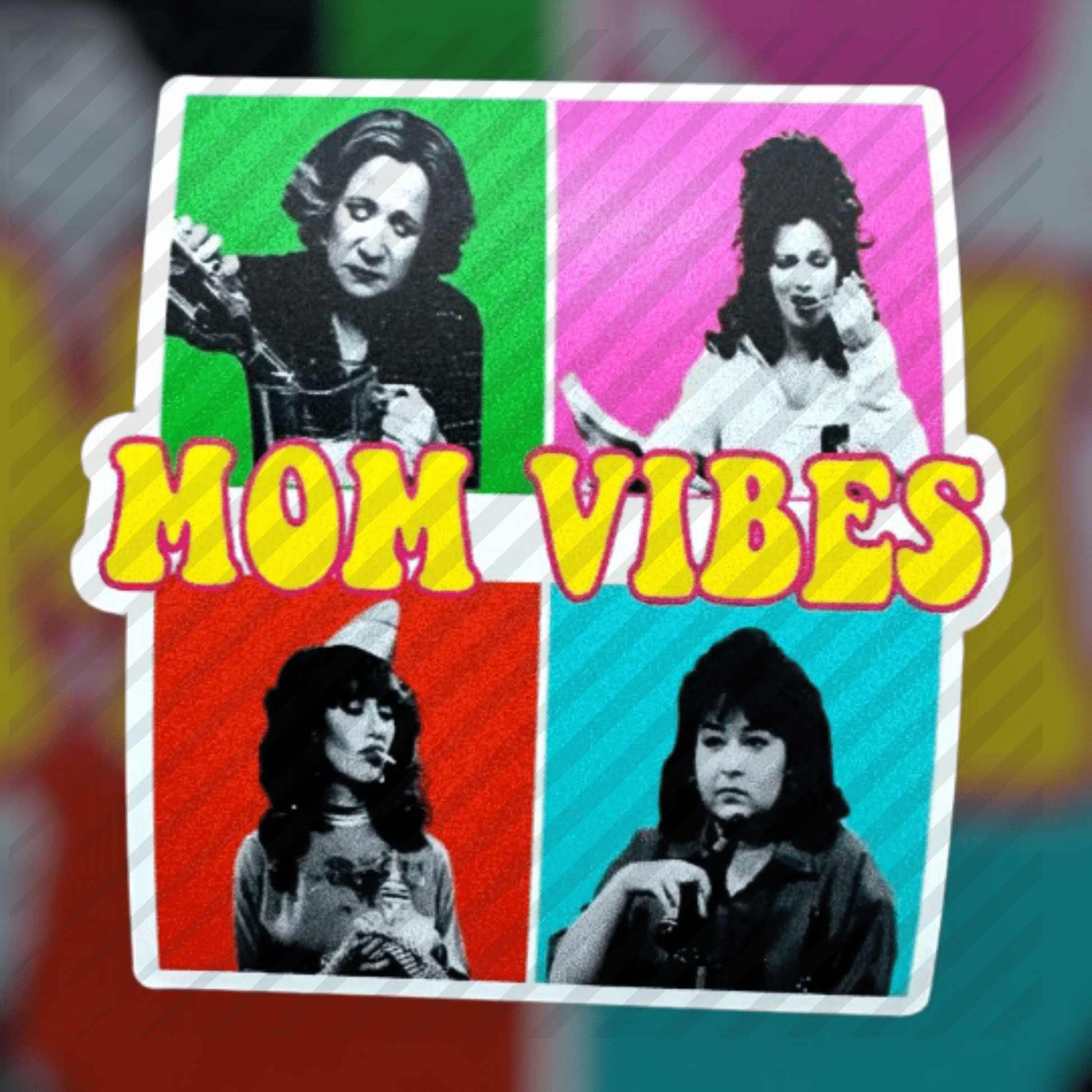 RTS MOM VIBES 90s STICKER 3X3.5 - Do it yourself Transfers