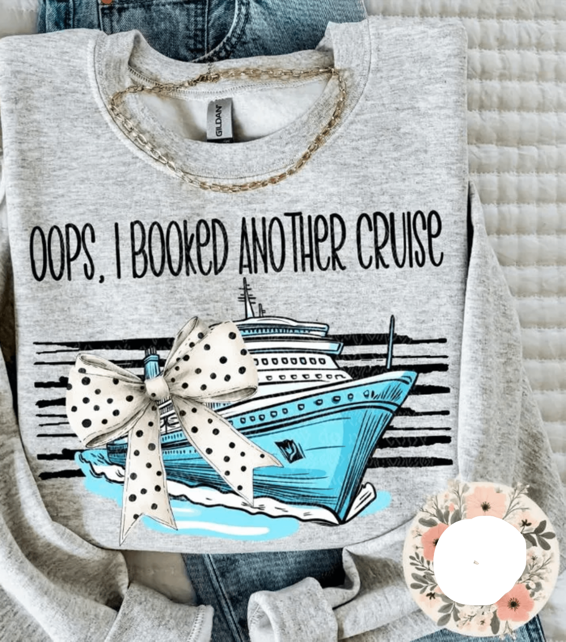RTS OOPS I BROOKED ANOTHER CRUISE DTF DIRECT TO FILM transfers ADULT 10X11.5 - Do it yourself Transfers