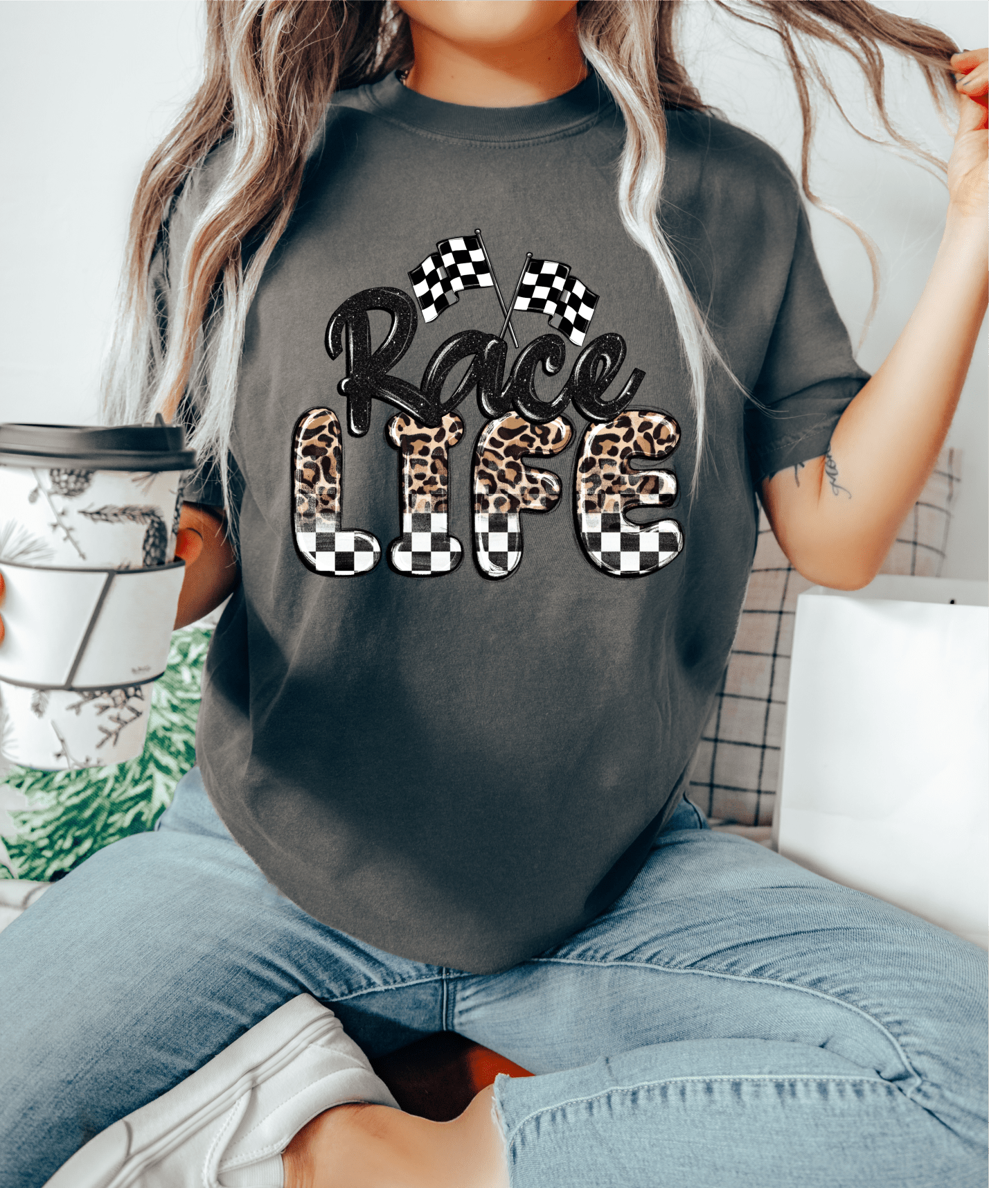 RTS Race Life Flags racing FLAG DTF TRANSFER PRINT TO ORDER 688 - Do it yourself Transfers