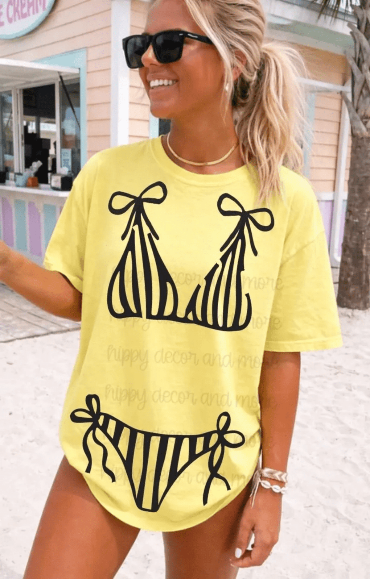 SHIPS MAY 11TH BIKINI BATHING SUIT SUMMER SINGLE COLOR BLACK Screen Print transfers size ADULT 10X12 - Do it yourself Transfers