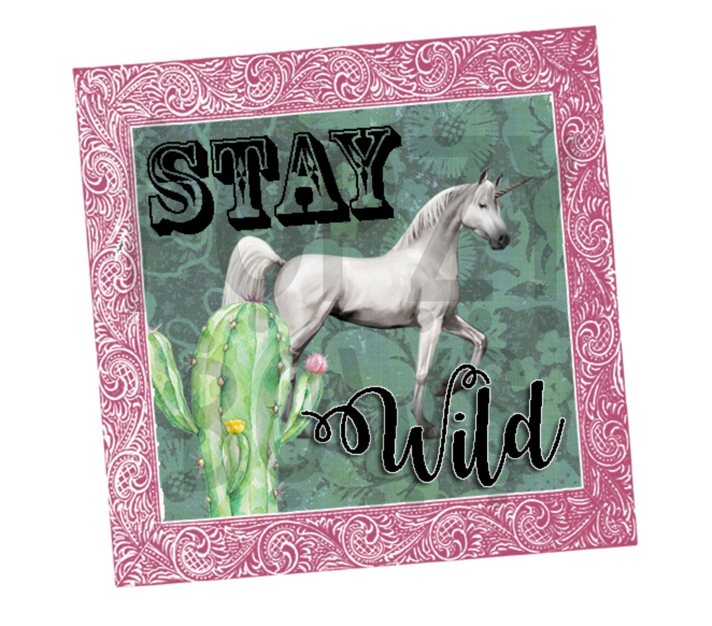 Stay Wild Horse DTF TRANSFERPRINT TO ORDER - Do it yourself Transfers