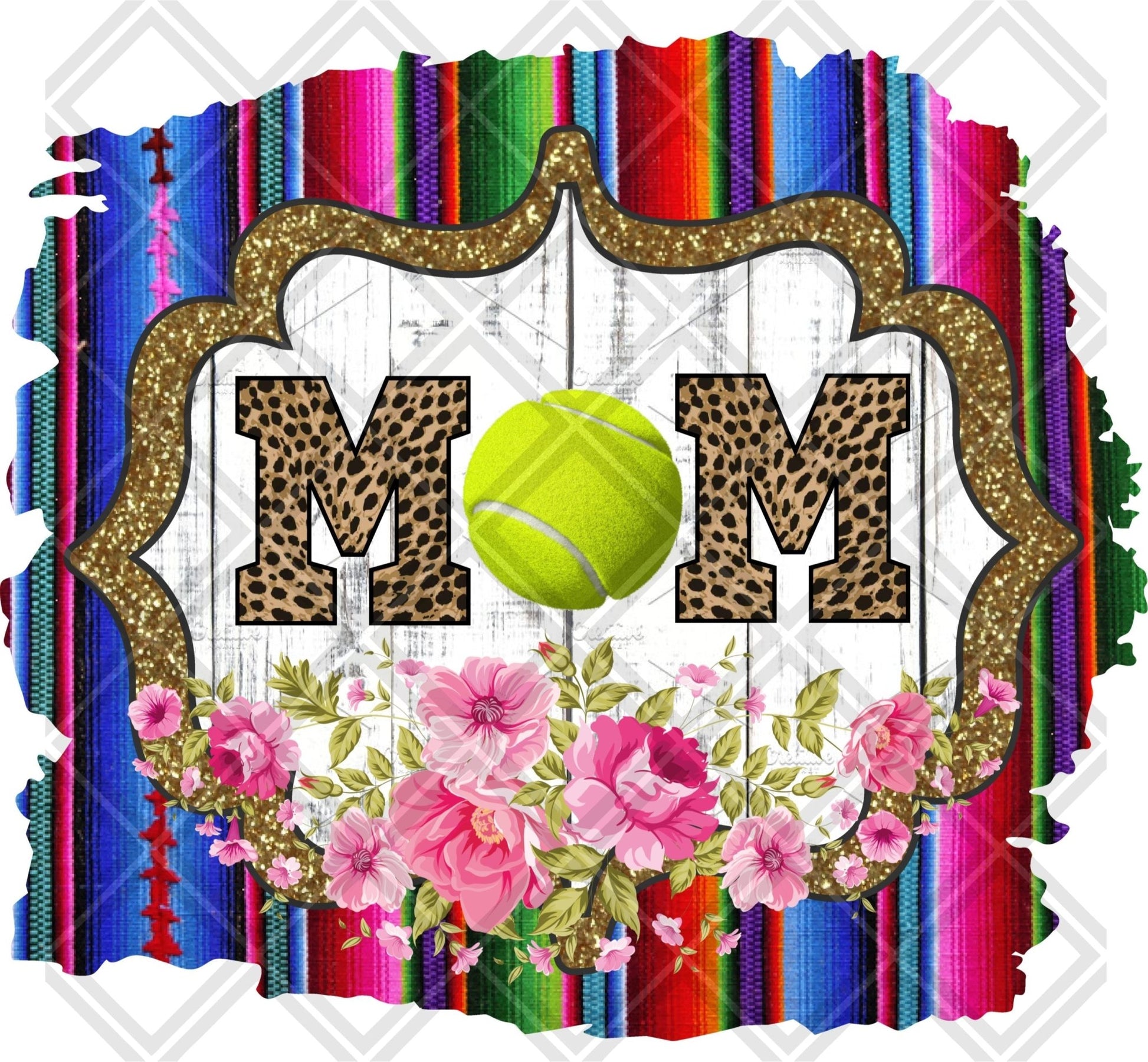 tennis mom frame png Digital Download Instand Download - Do it yourself Transfers