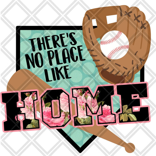 THERES NO PLACE LIKE HOME FLOWERS 2 Digital Download Instand Download - Do it yourself Transfers