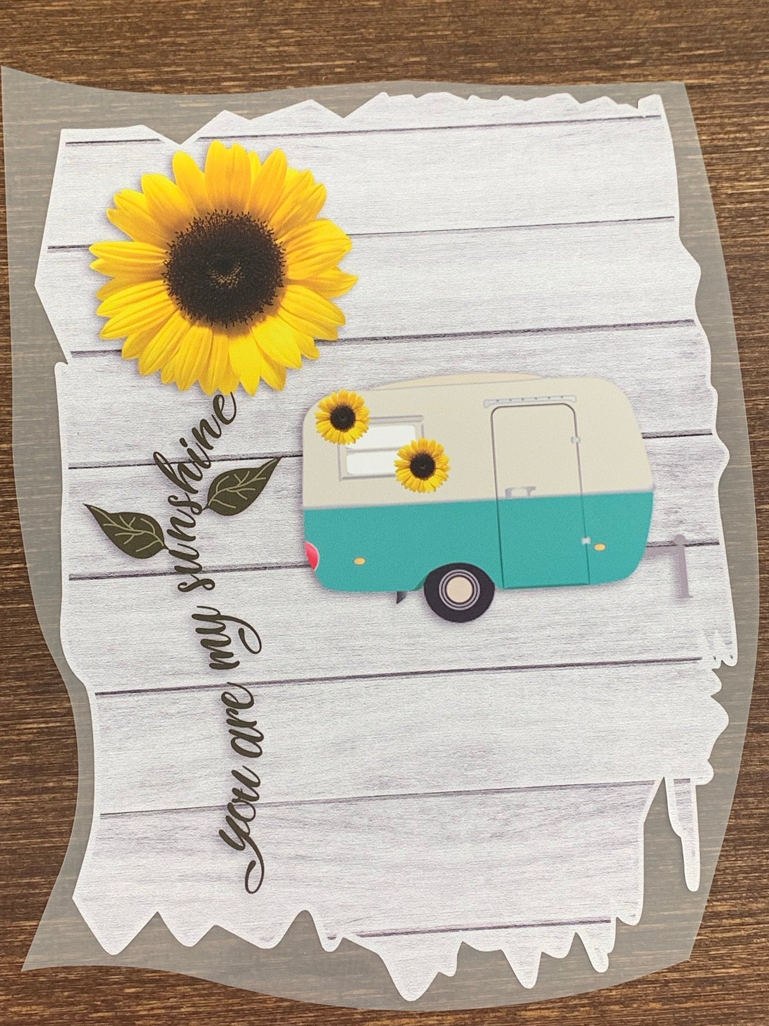 You are my sunshine trailer DTF TRANSFERPRINT TO ORDER - Do it yourself Transfers