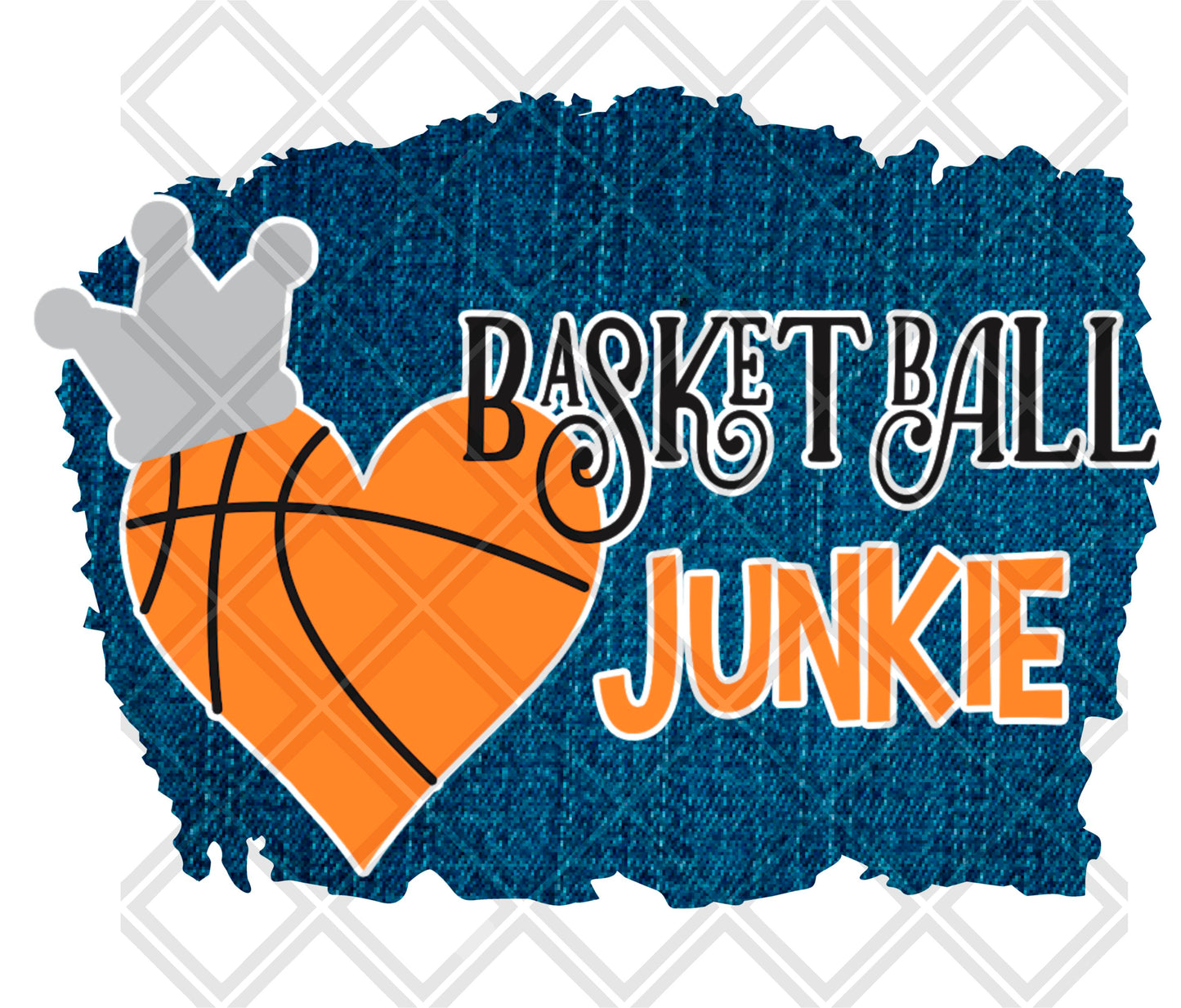 BASKETBALL JUNKIE png Digital Download Instand Download