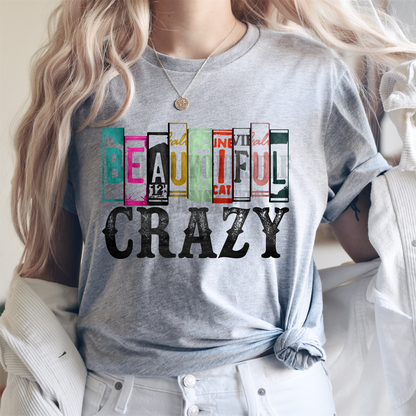 Beautiful Crazy mom mama  adult size 8. DTF TRANSFERPRINT TO ORDER