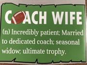 Coach wife football definition png Digital Download Instand Download