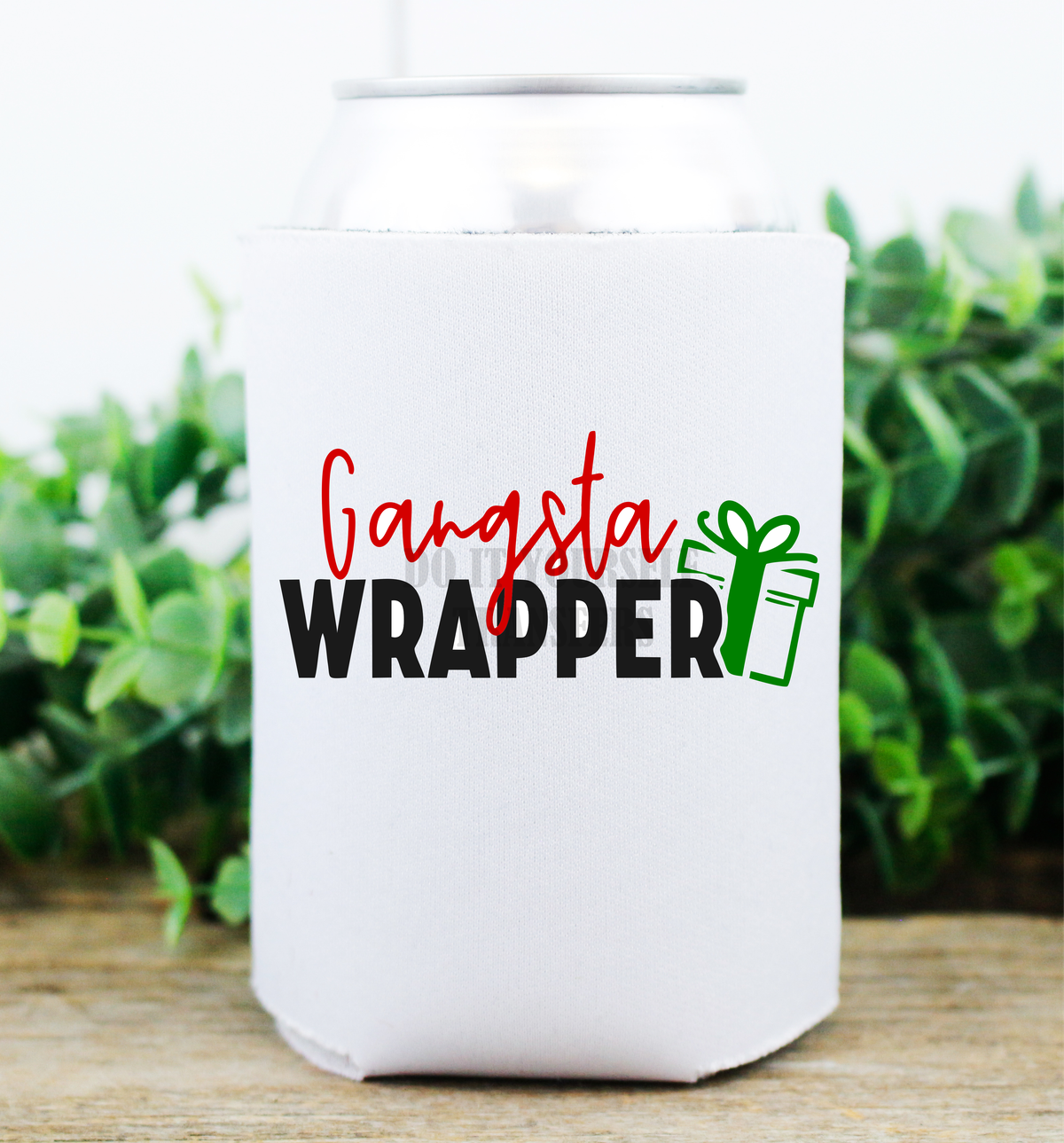 Gangsta wrapper present gift Christmas  / size 3x2 DTF TRANSFERPRINT TO ORDER