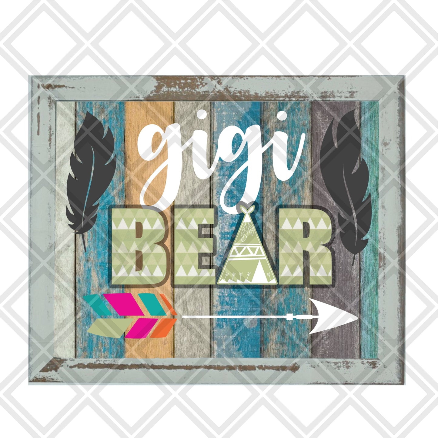 Gigi Bear png Digital Download Instand Download