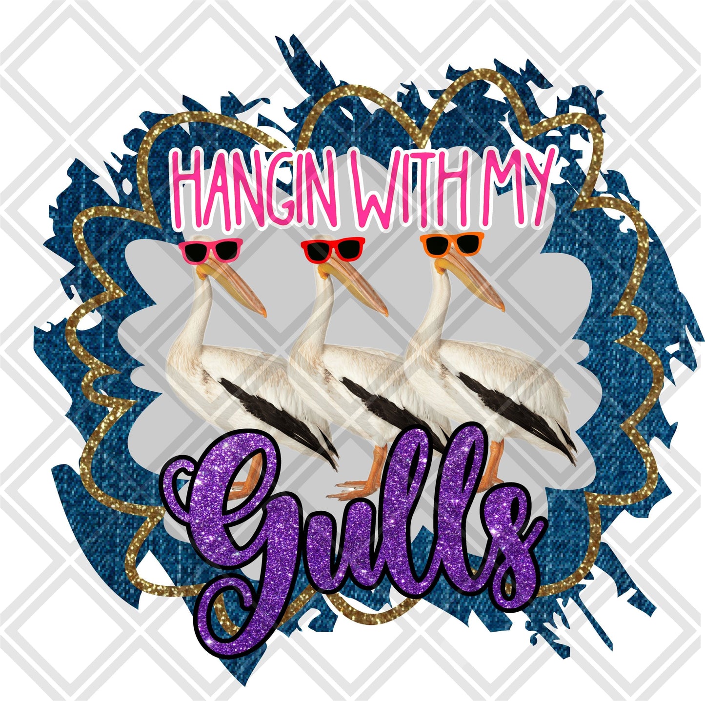 Hanging with my Gulls Digital Download Instand Download