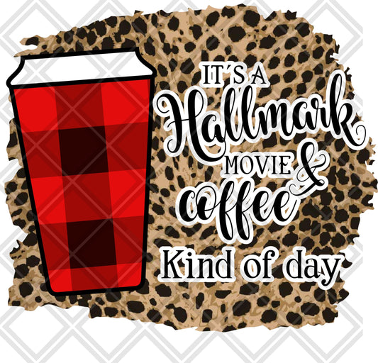 Its A Hallmark Cup Leopard Frame DTF TRANSFERPRINT TO ORDER