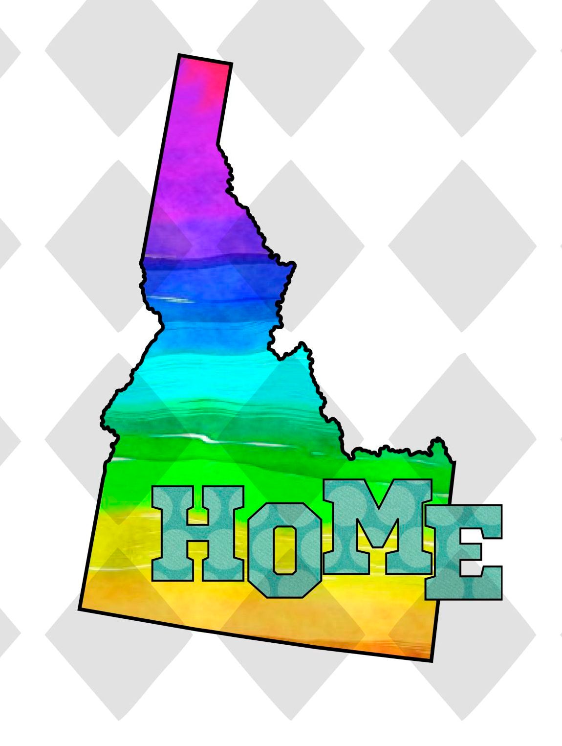 Idaho STATE HOME png Digital Download Instand Download
