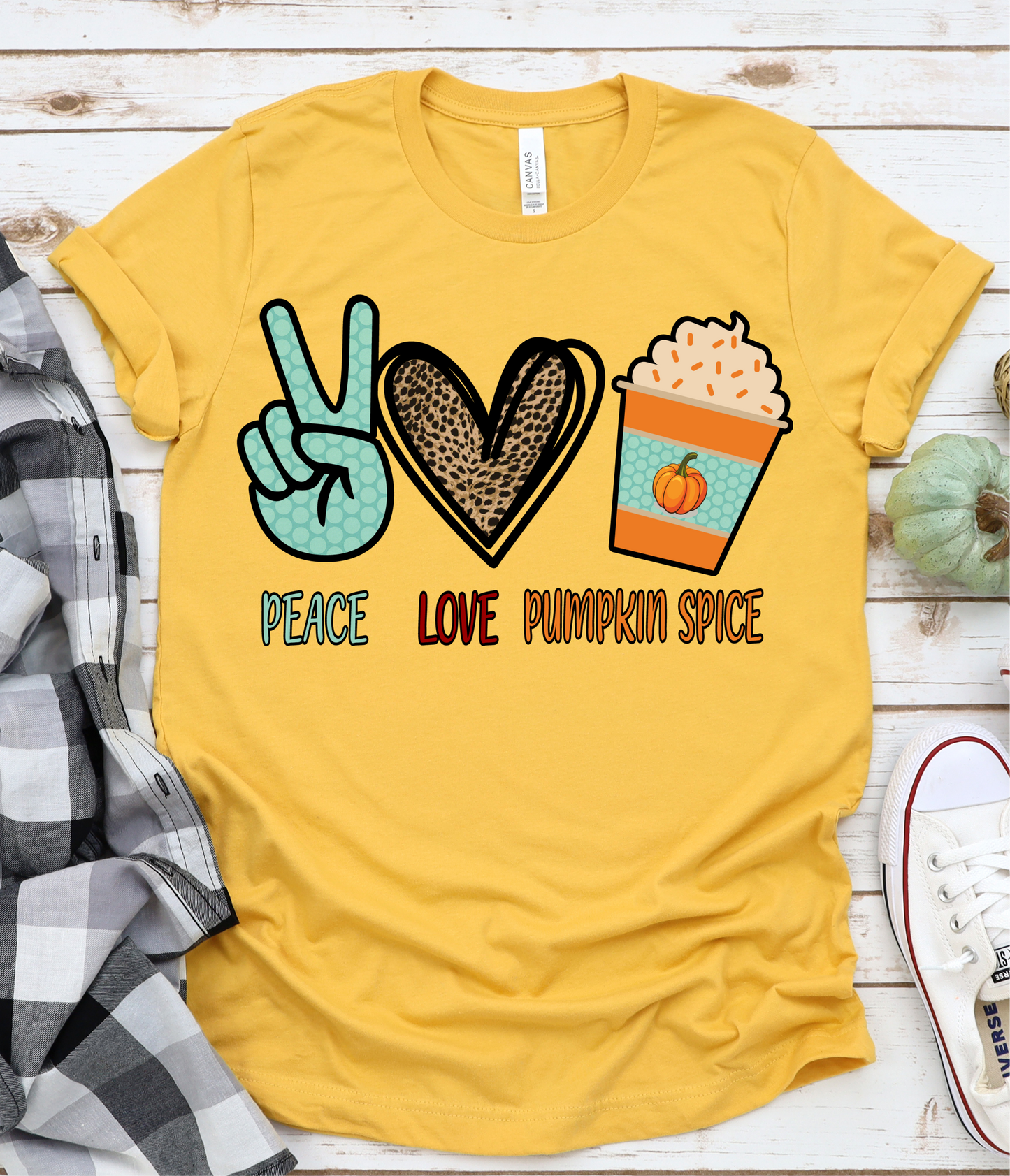 Love Peace Pumpkin Spice png Digital Download Instand Download