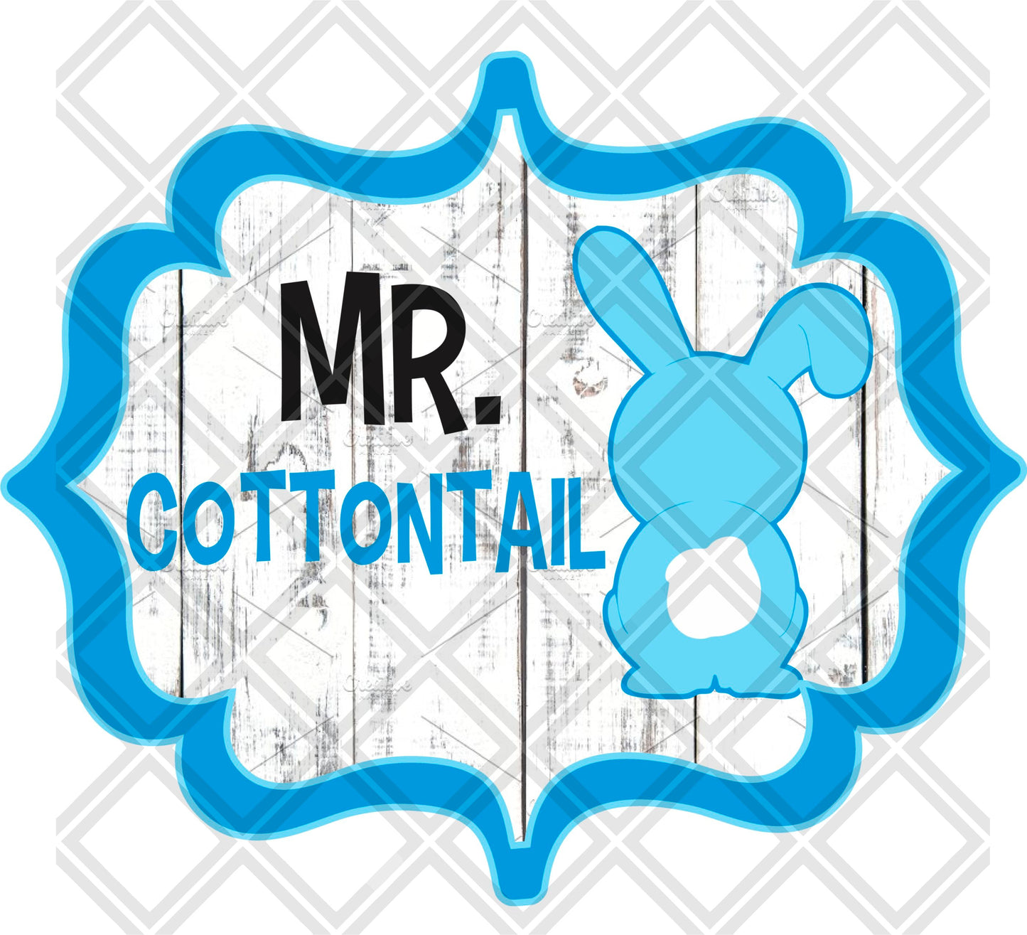 MR COTTONTAIL png Digital Download Instand Download