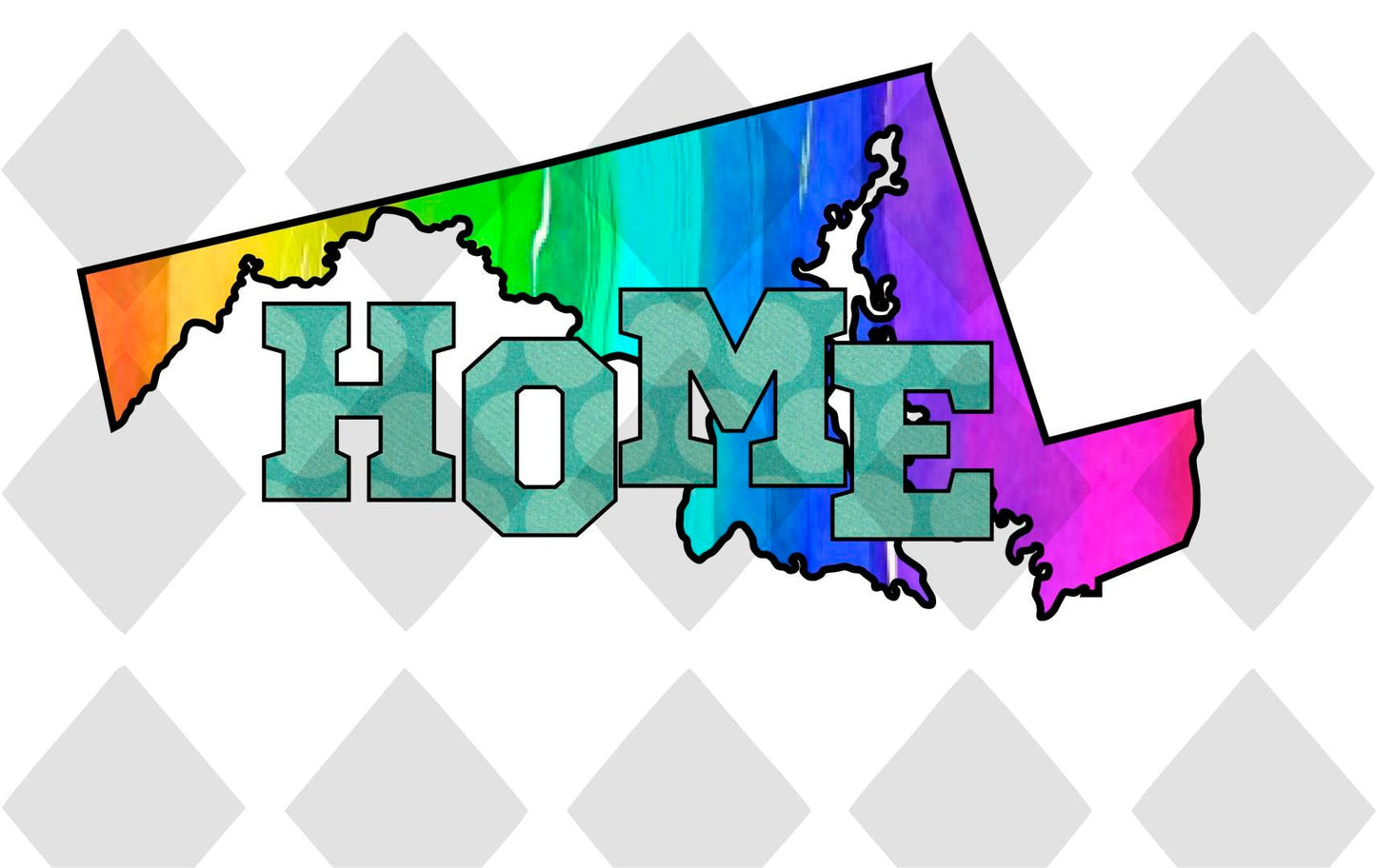 Maryland STATE HOME png Digital Download Instand Download
