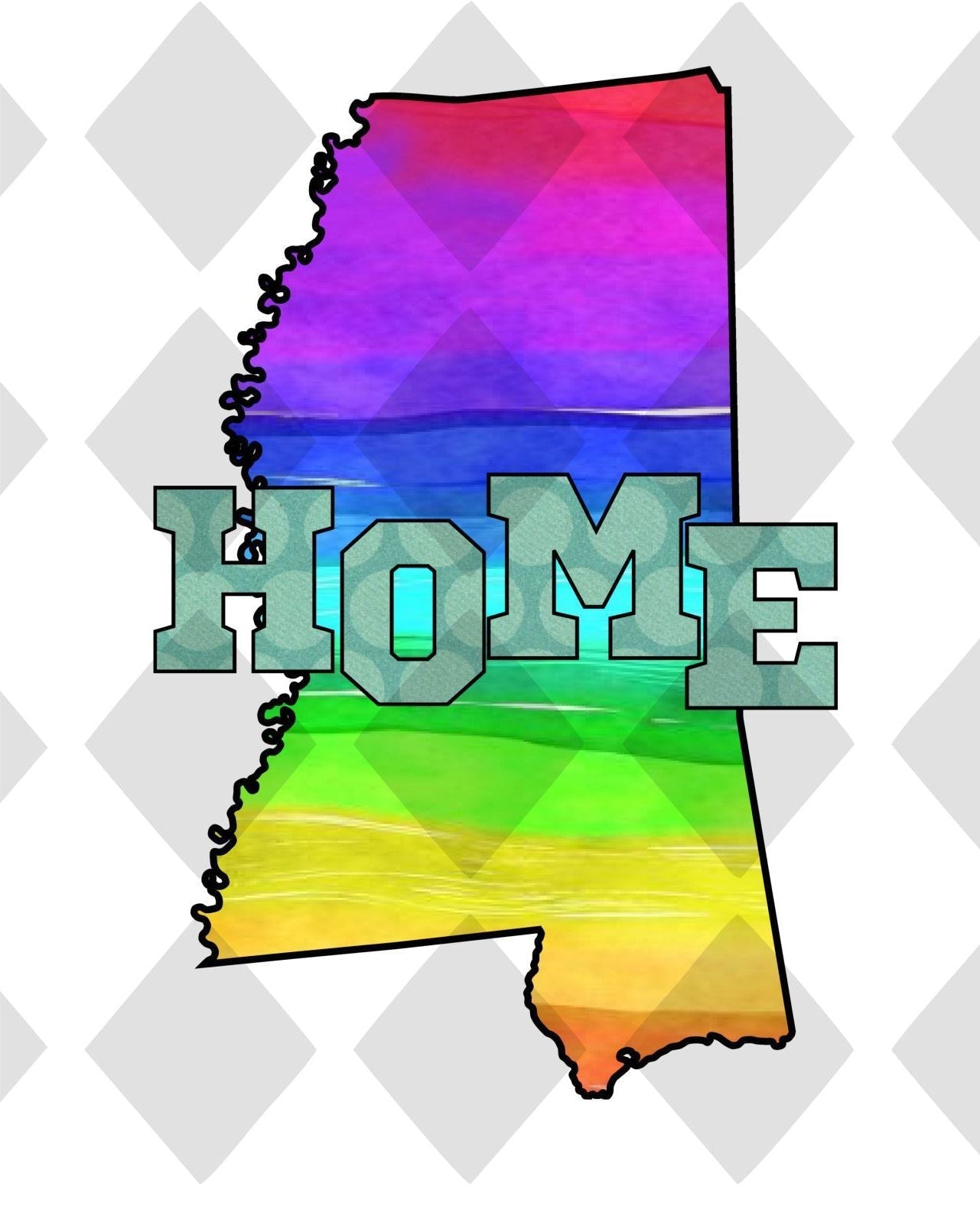 Mississippi State Home DTF TRANSFERPRINT TO ORDER