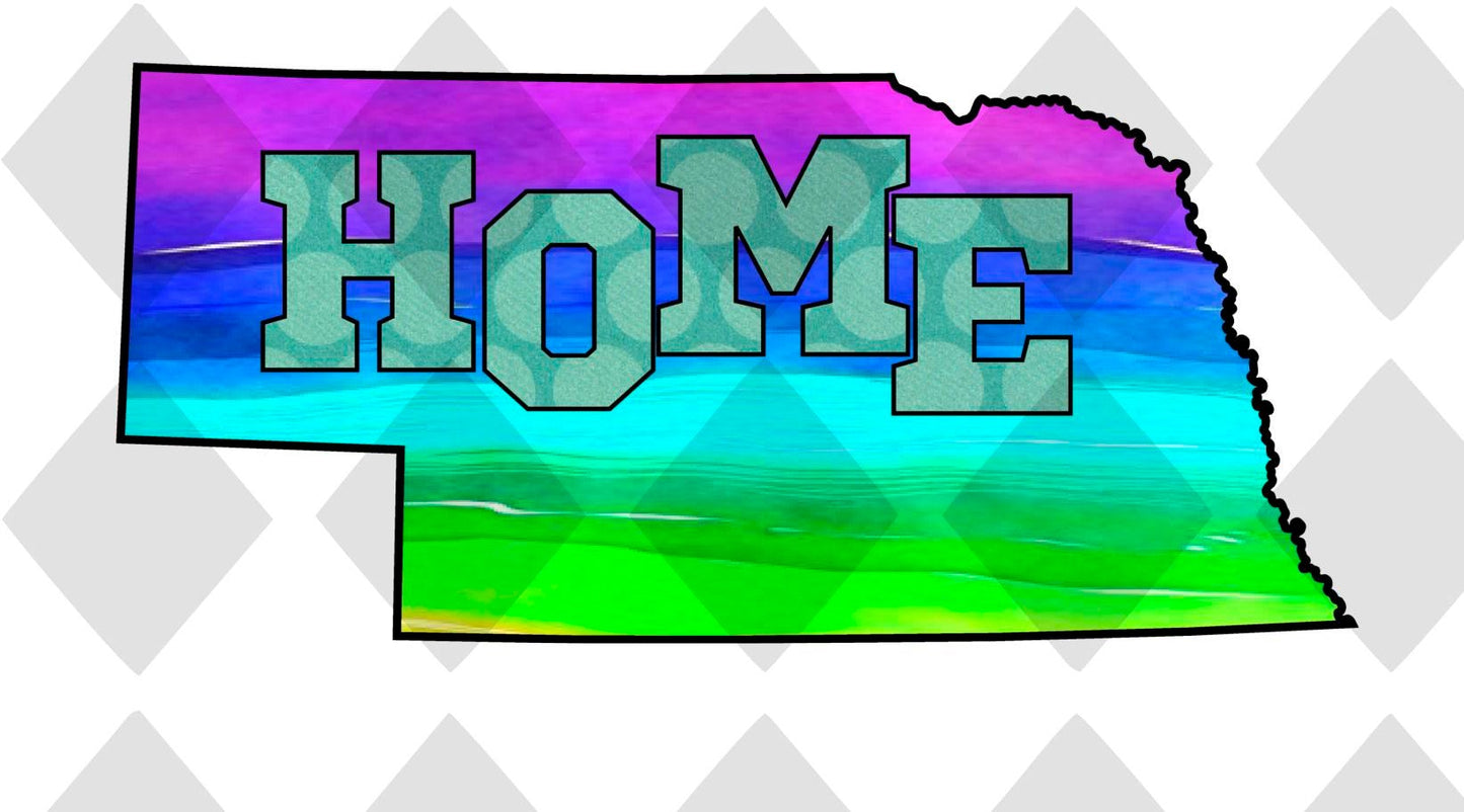 Nebraska STATE HOME png Digital Download Instand Download