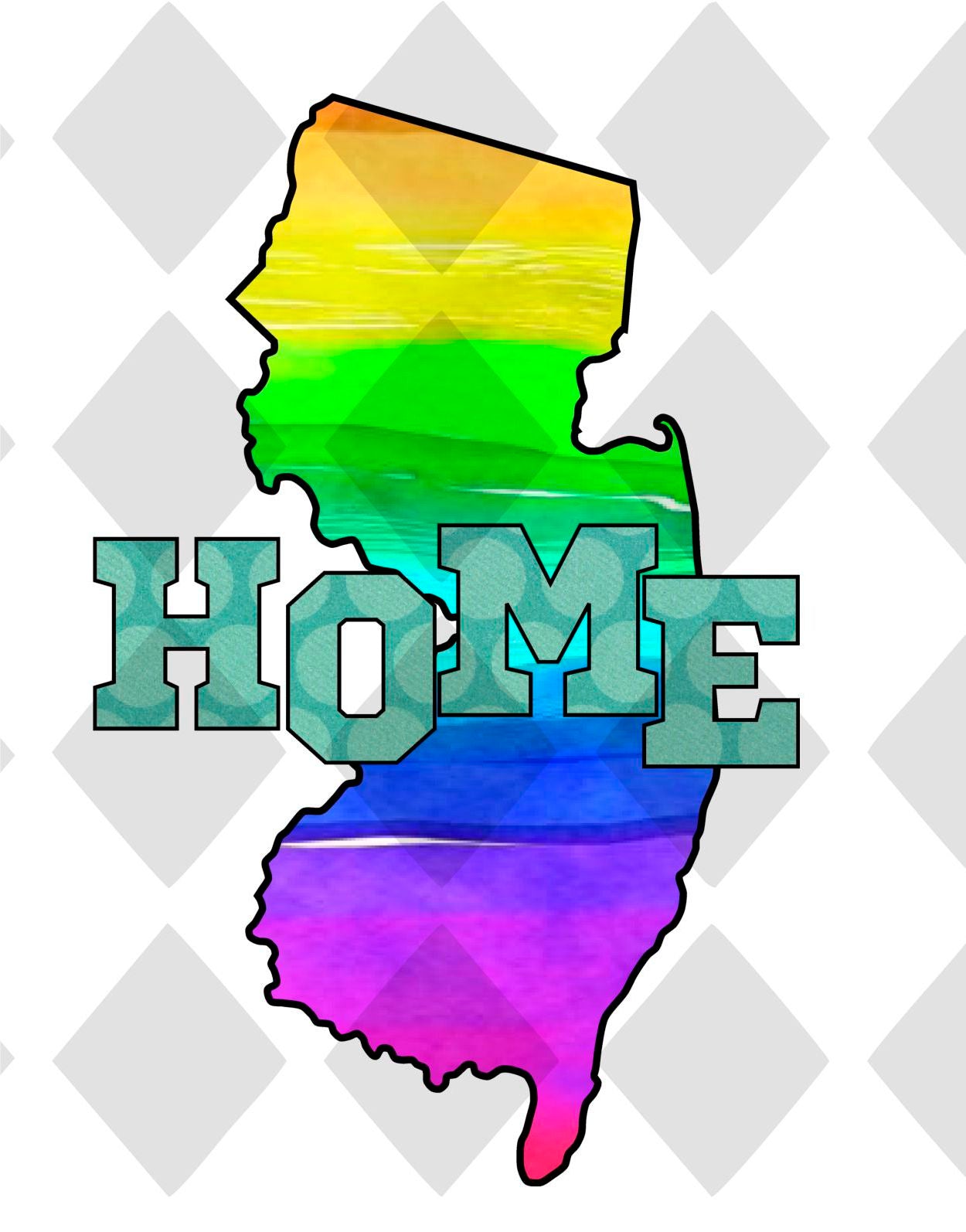 New Jersey STATE HOME png Digital Download Instand Download