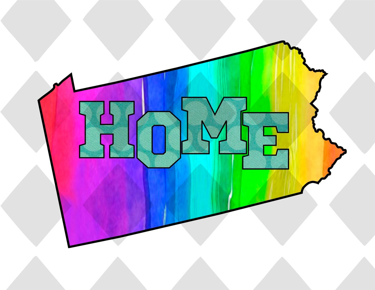 Pennsylvania STATE HOME png Digital Download Instand Download