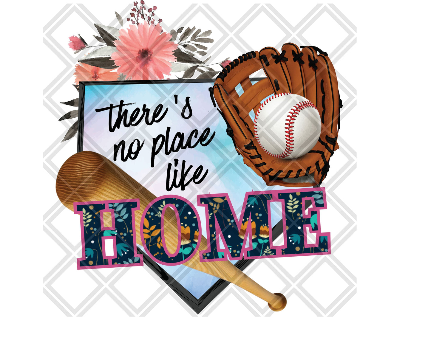 THERES NO PLACE LIKE HOME FLOWERS Digital Download Instand Download
