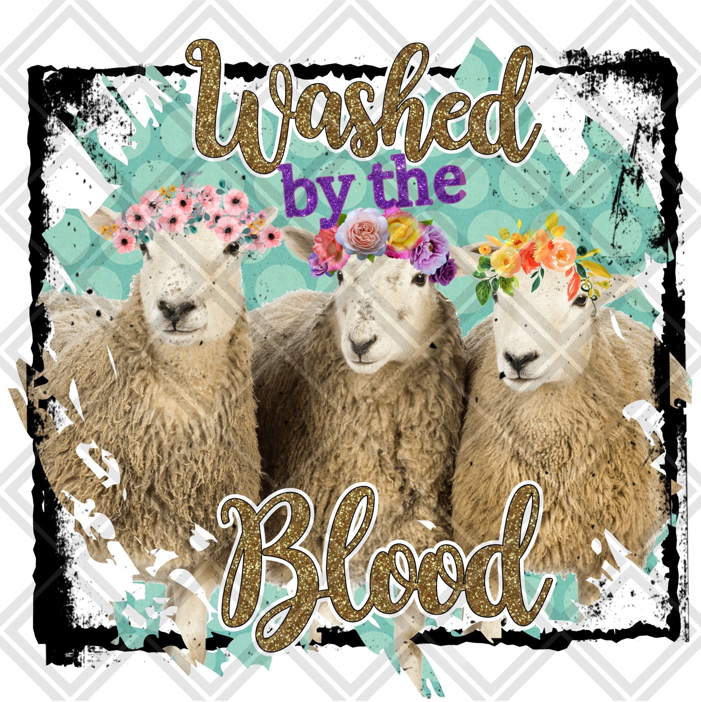 WASHED BY THE BLOOD SHEEP Digital Download Instand Download