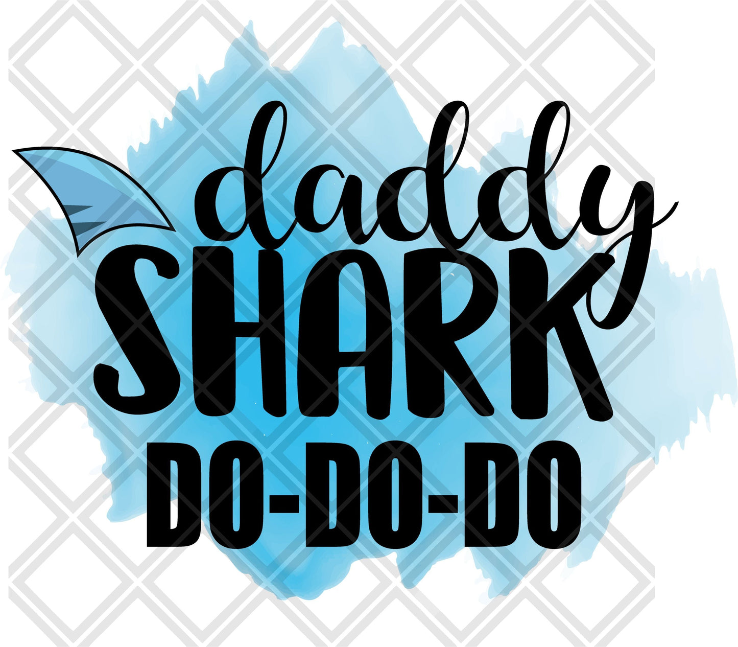 Daddy Shark DTF TRANSFERPRINT TO ORDER