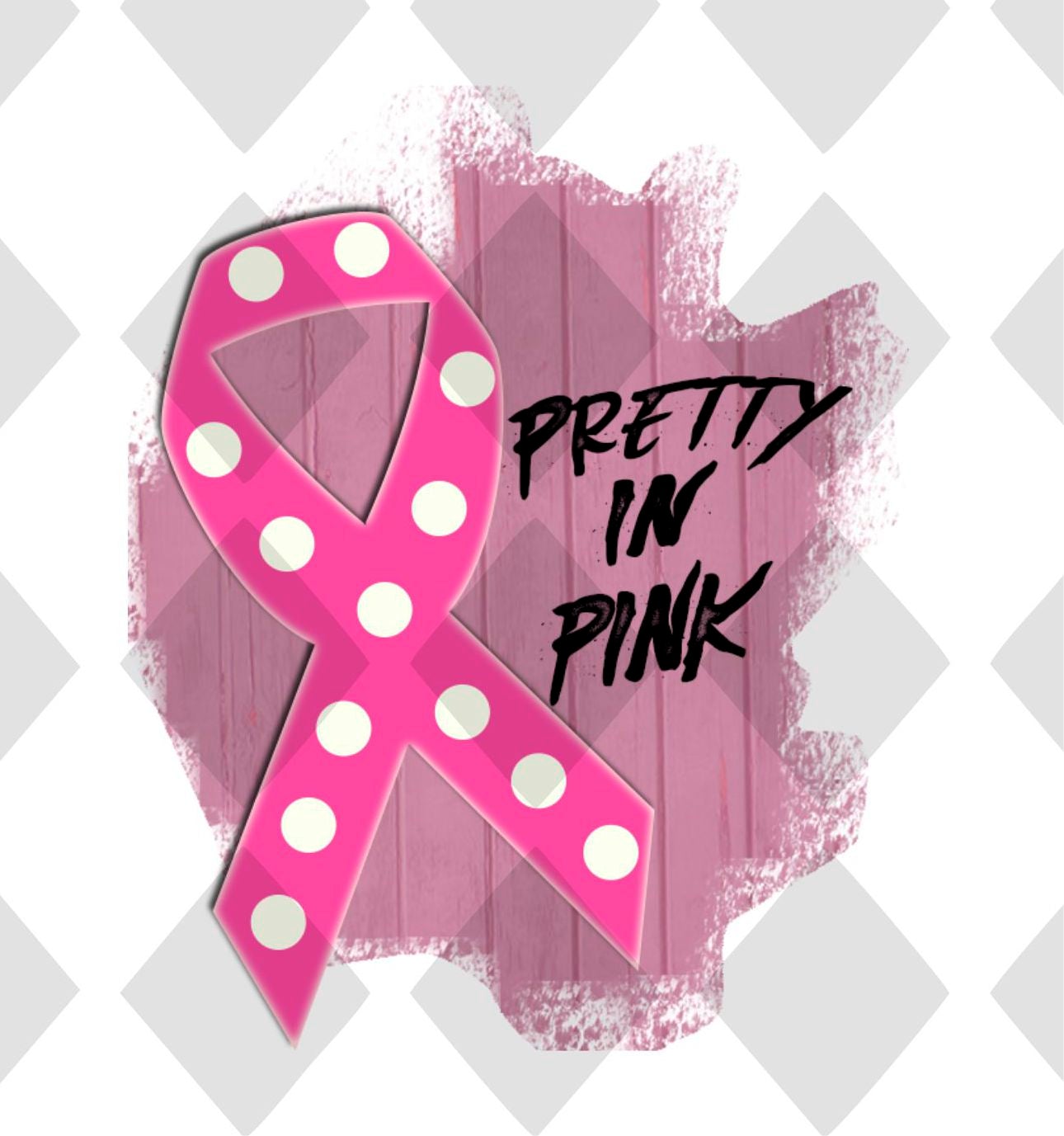 pretty in pink october ribbon Digital Download Instand Download